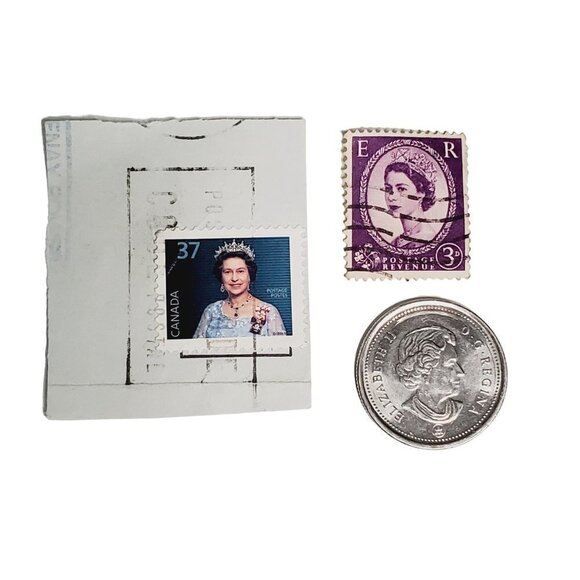 Bundle Stamps Queen Elizabeth II 1952 1988 Canadian Quarter 2006 - Picture 1 of 9